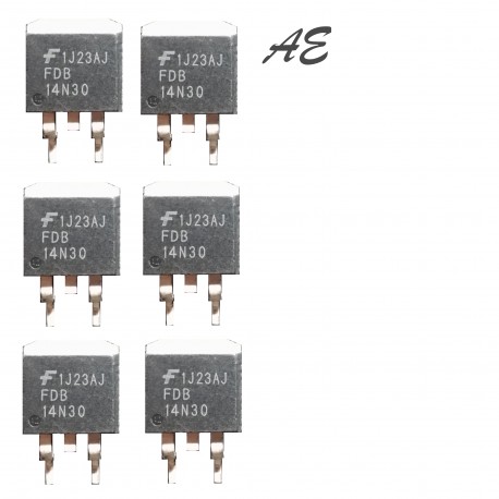 Transistors Mosfet 14N30 pour réparation d'un calculateur BMW SIEMENS VDO DME MSD80 ou MSD 81 moteur N54