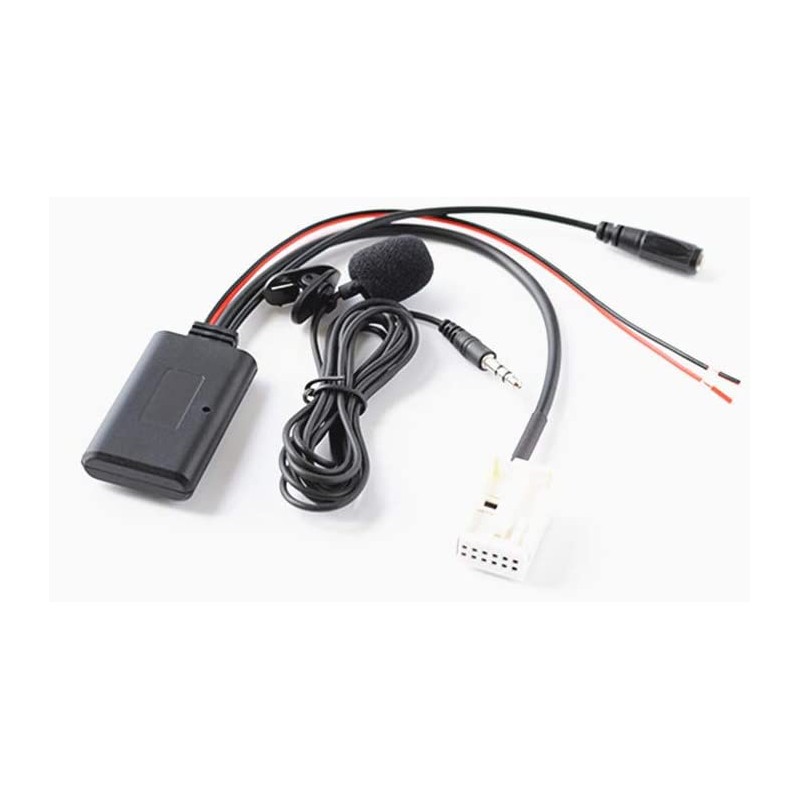 Adaptateur audio Bluetooth 12 broches pour Peugeot 207 307 407 308